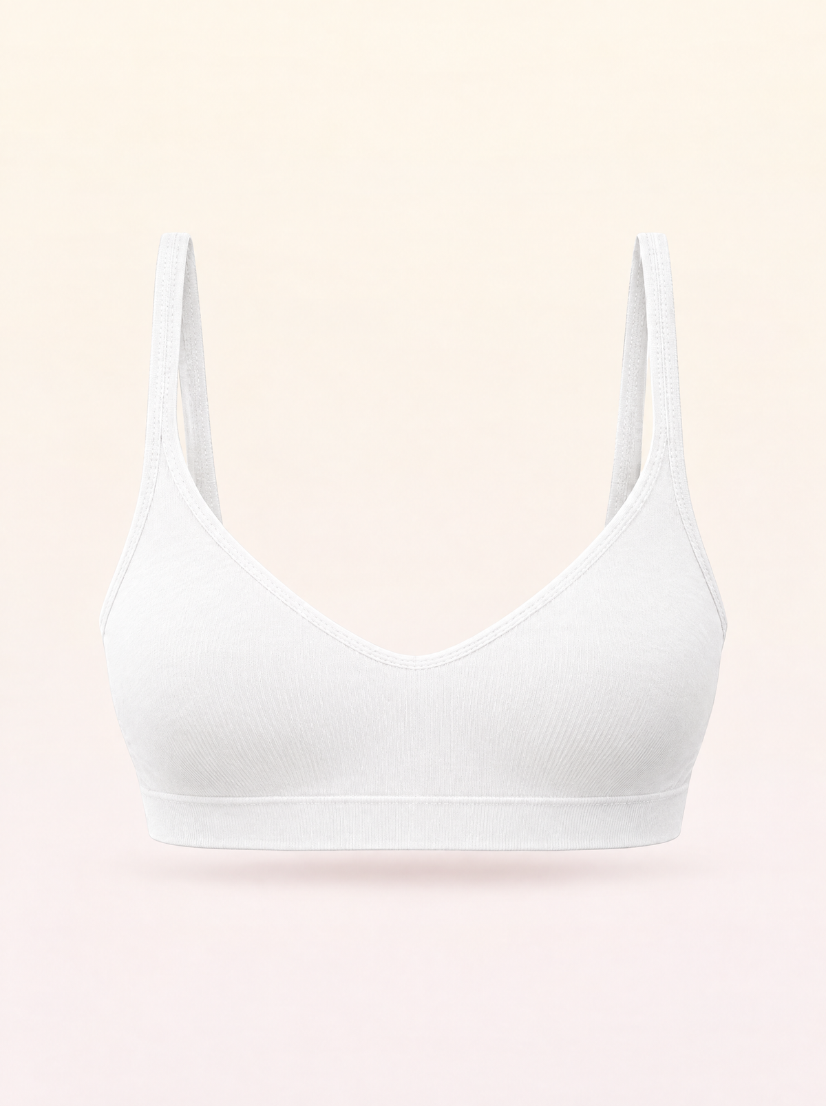Throw-On Bralette - White