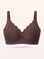 Push-Up Jelly Bra - Chocolate Leopard