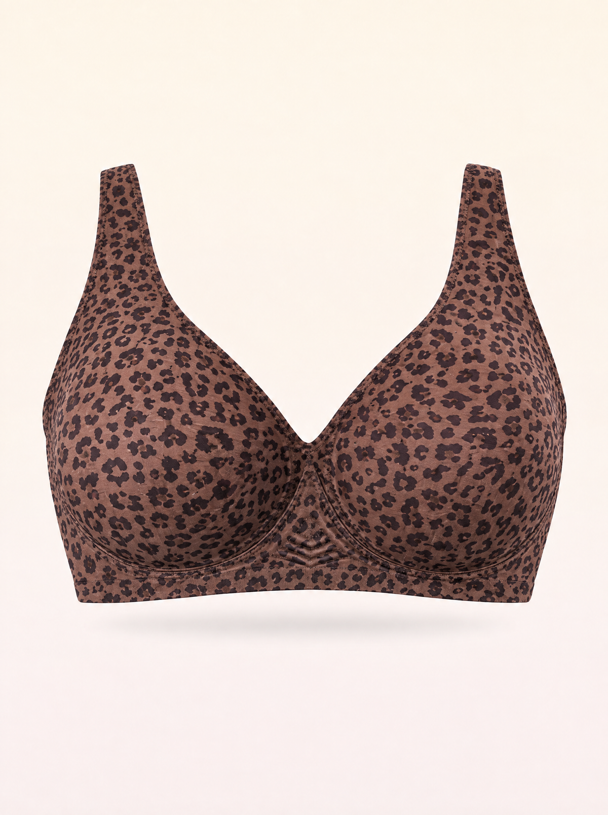 Plunge Bra - Chocolate Leopard