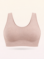 Cotton Bralette - Heather Rose Tan